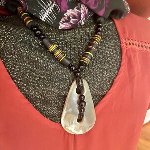 NWOT necklace crafted by African artisans, one size